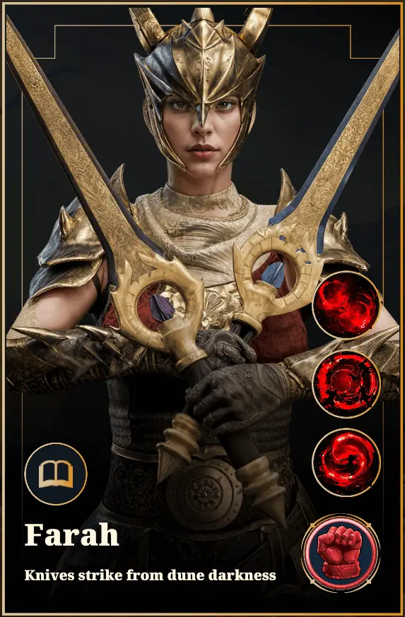 Desert Warrior Heroes - Farah