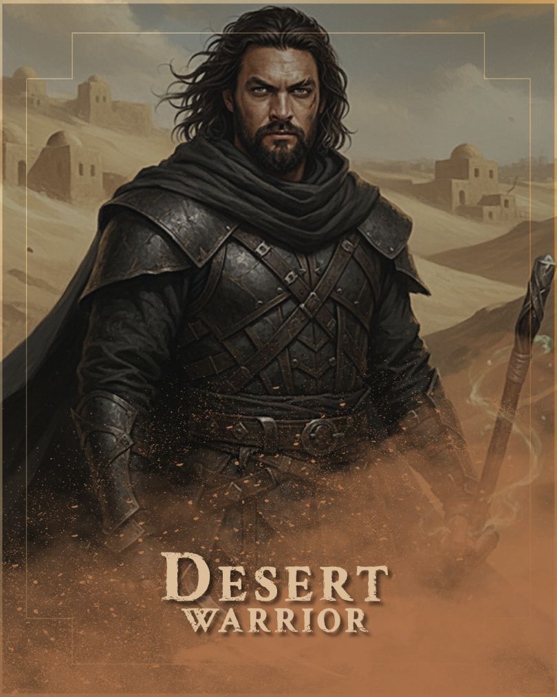 Desert Warrior Characters as Hollywood Stars