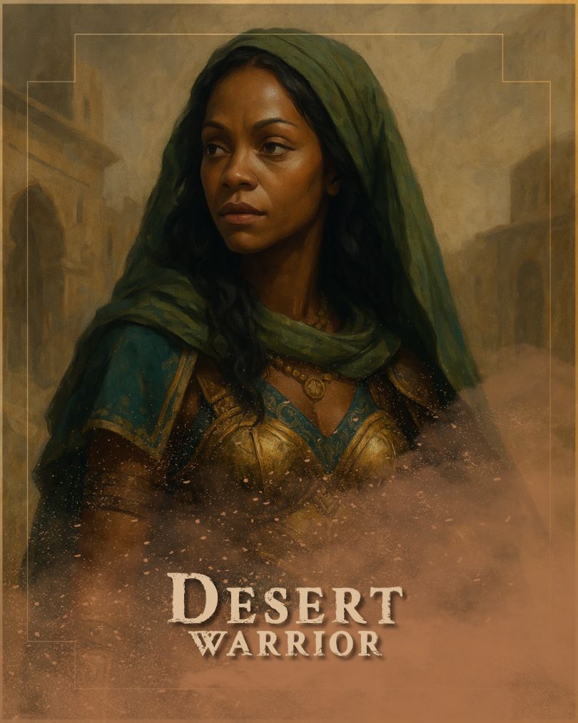 Desert Warrior Characters as Hollywood Stars