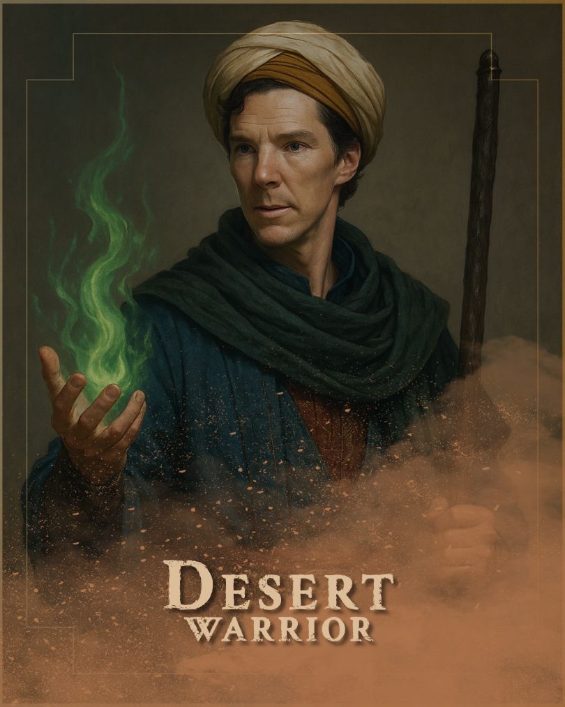 Desert Warrior Characters as Hollywood Stars