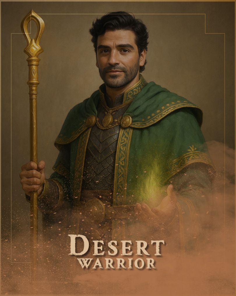 Desert Warrior Characters as Hollywood Stars